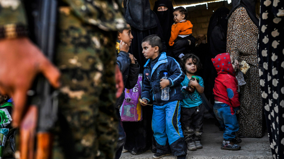 Raqqa children -- AFP