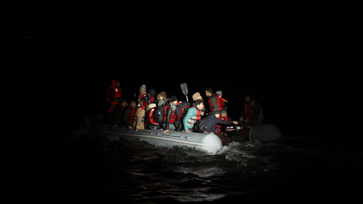 Migrant Boat Greece