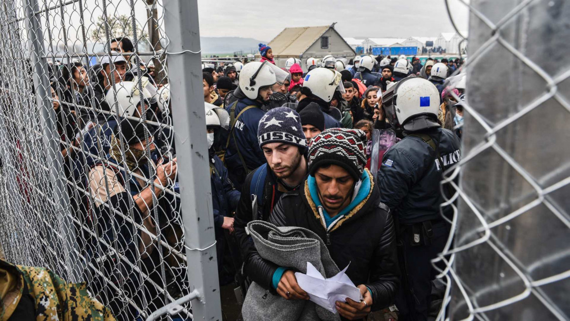 Refugee crisis Macedonia  - Getty