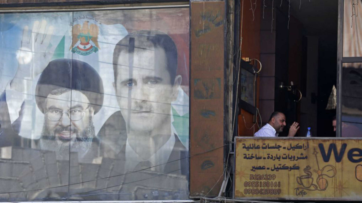 Nasrallah and Assad  - AFP