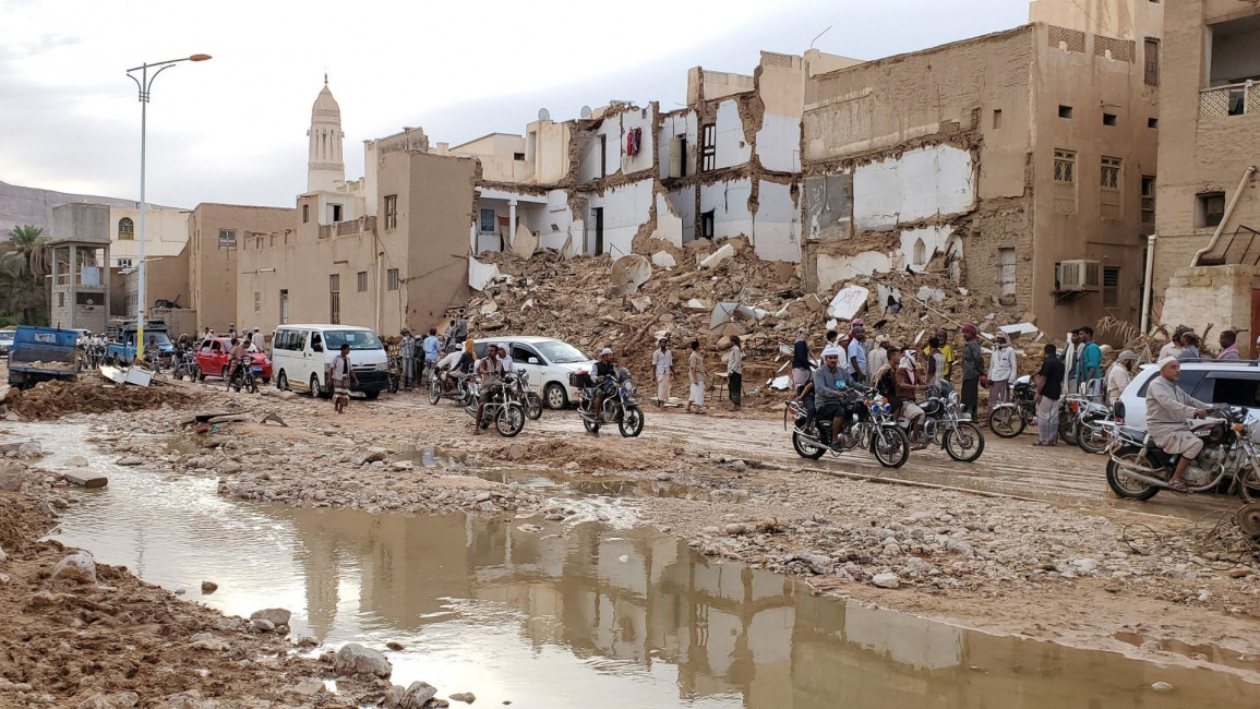 Yemen floods [AFP]