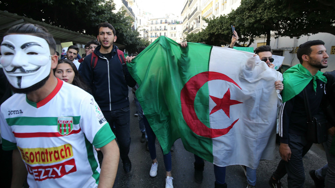Algeria demonstrations -- Getty