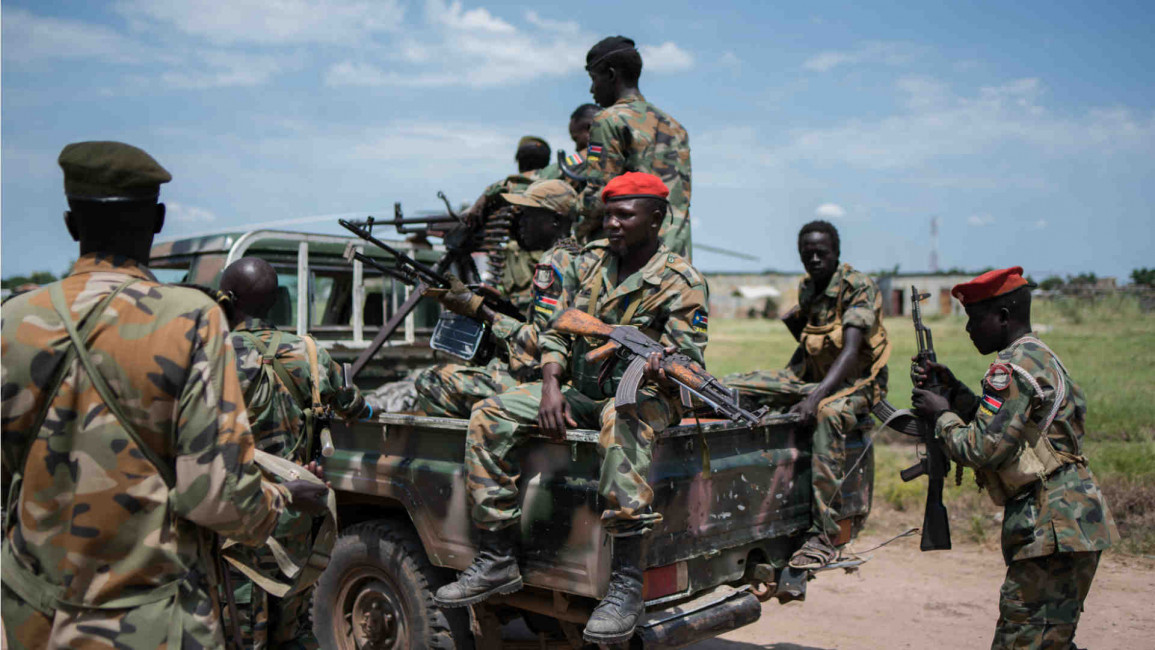 SPLA fighters