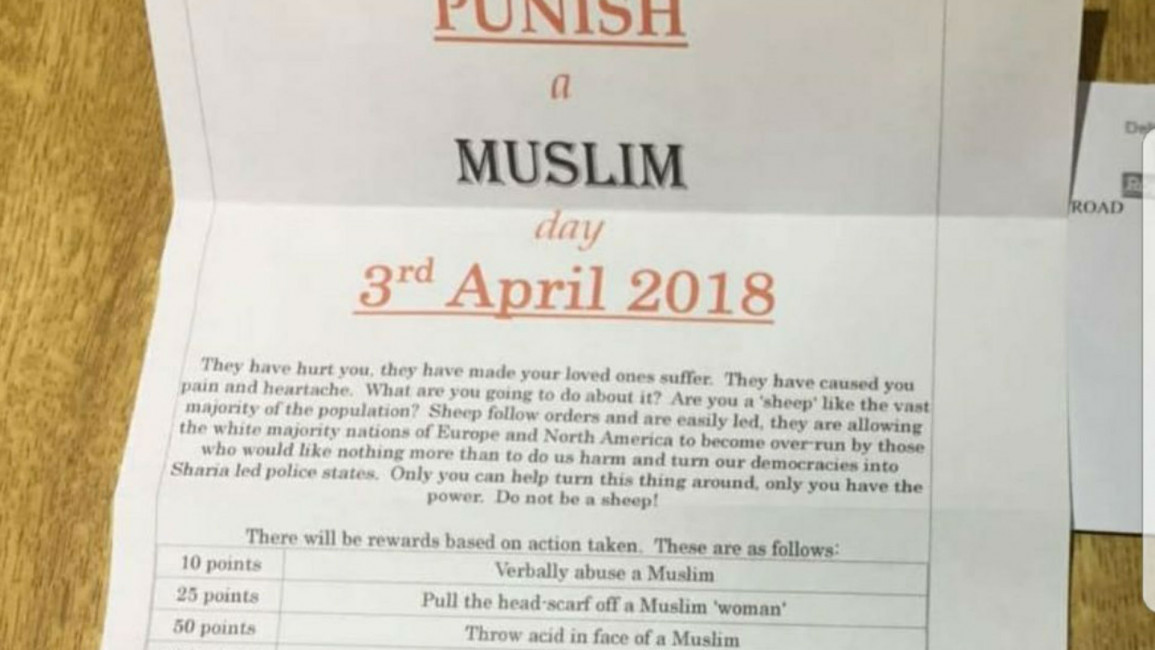 Punish a Muslim - twitter