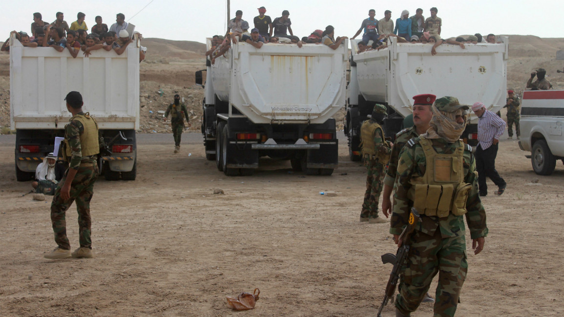 Fallujah Fleeing - AFP