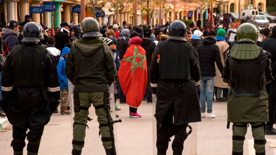 Morocco protest - AFP