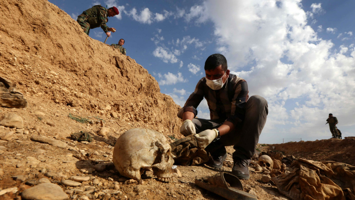 Iraq mass grave [AFP]