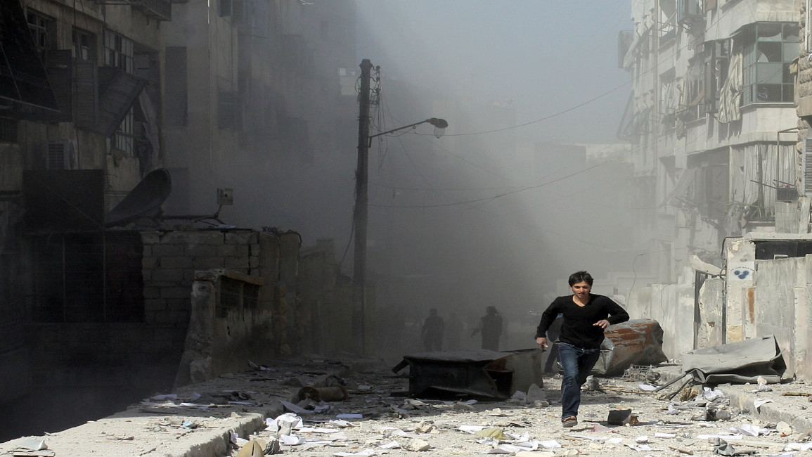 سورية/قصف حلب/سياسة/يامن حاسو/ الأناضول