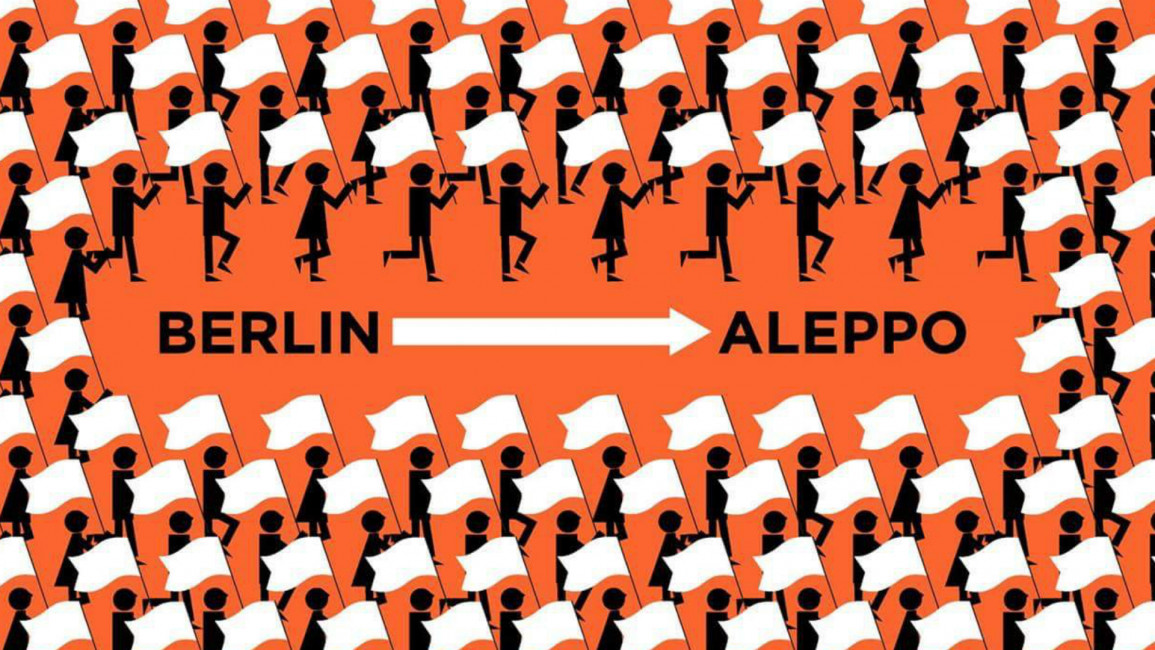 Berlin to Aleppo - twitter