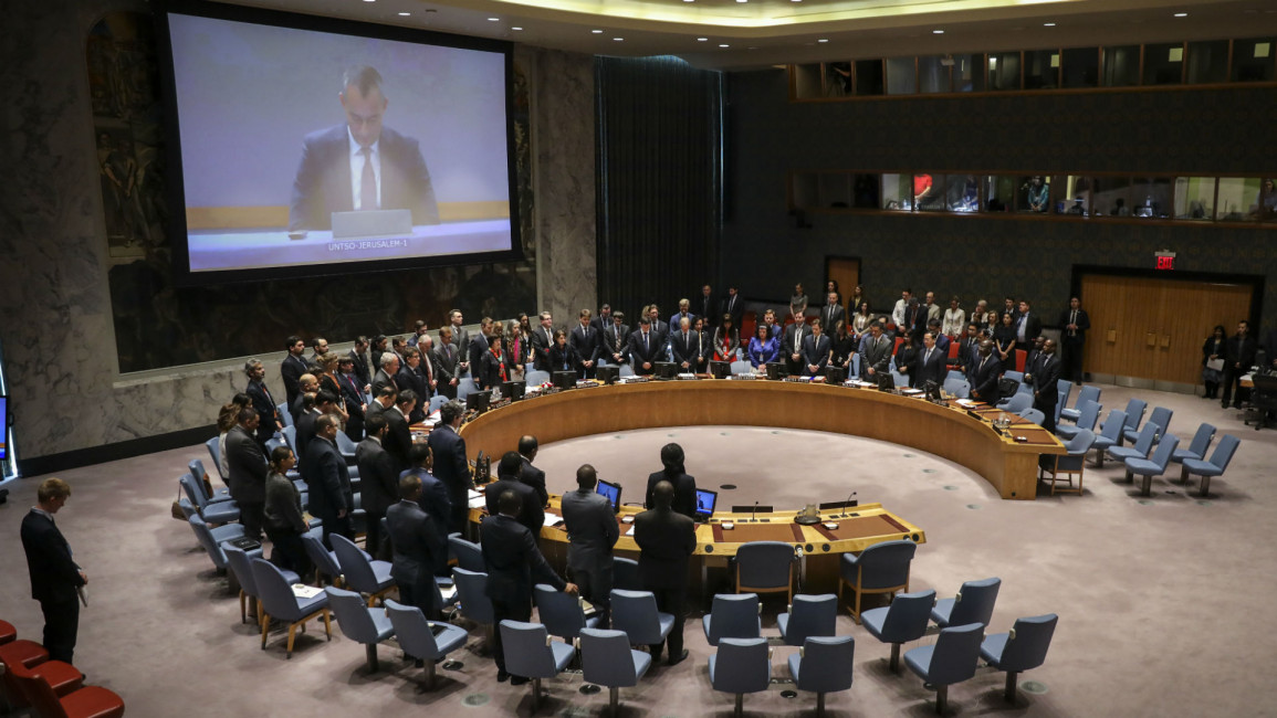 UN Security Council Gaza GETTY