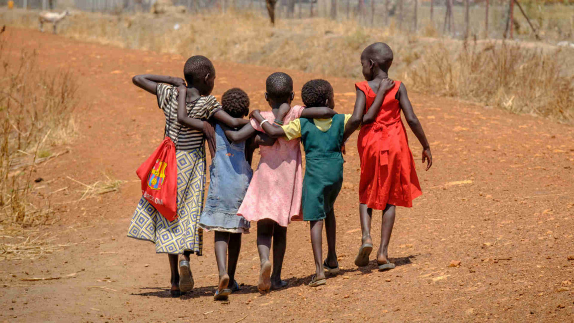 South Sudanese refugee children