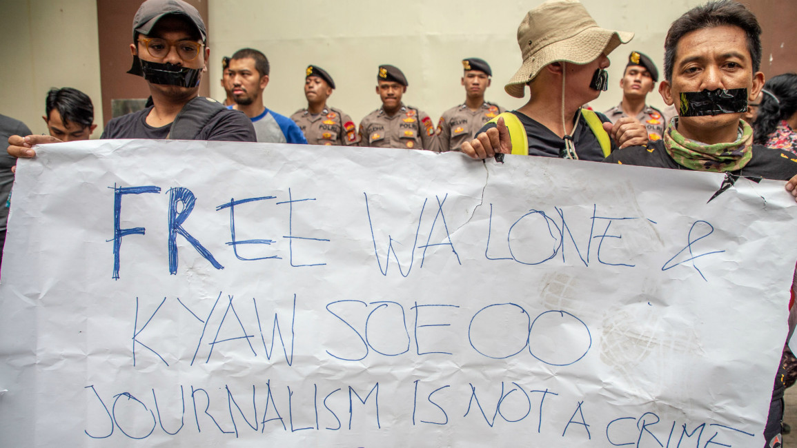 Myanmar journalism -- Getty