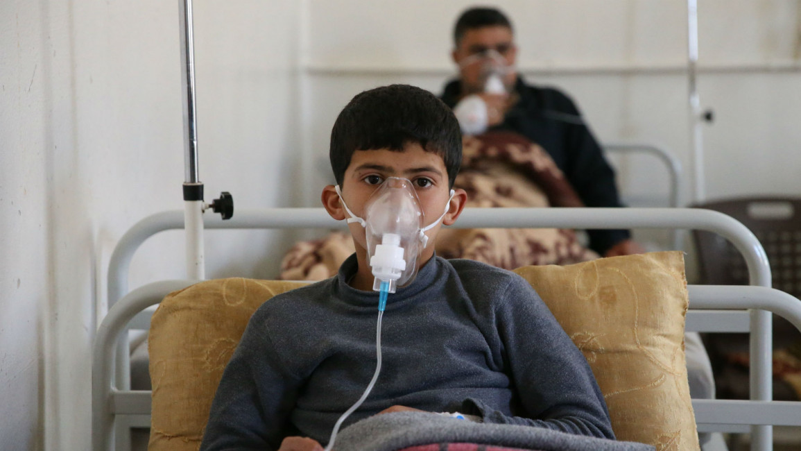 Syria chemical attack victim ANADOLU