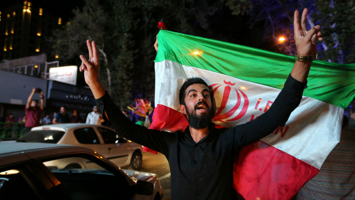 Iranians celebrate nuclear deal [Getty]