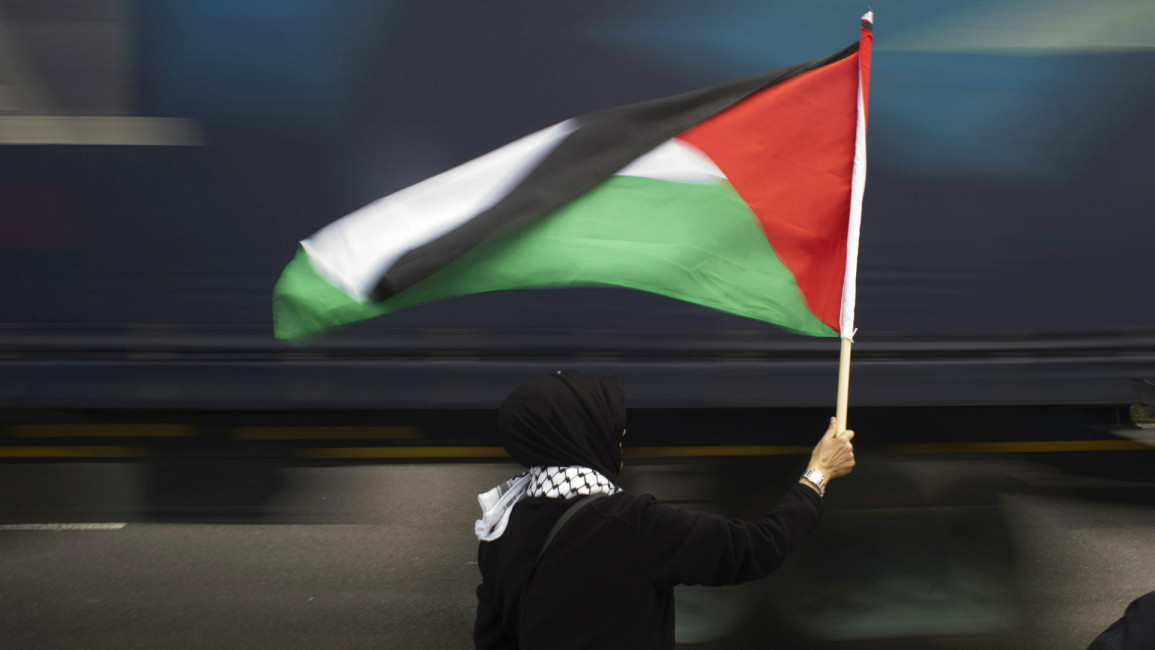 BDS Palestine flag - Getty