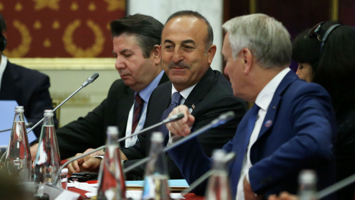 Cavusoglu in G7 meeting [Anadolu]