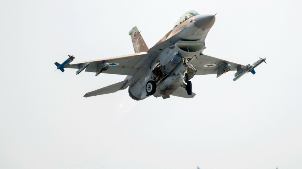 Israel F-16 - AFP