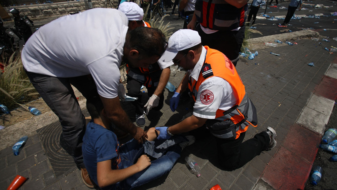 مواجهات بين الشبان الفلسطينيين والشرطة الإسرائيلية في مدينة القدس
