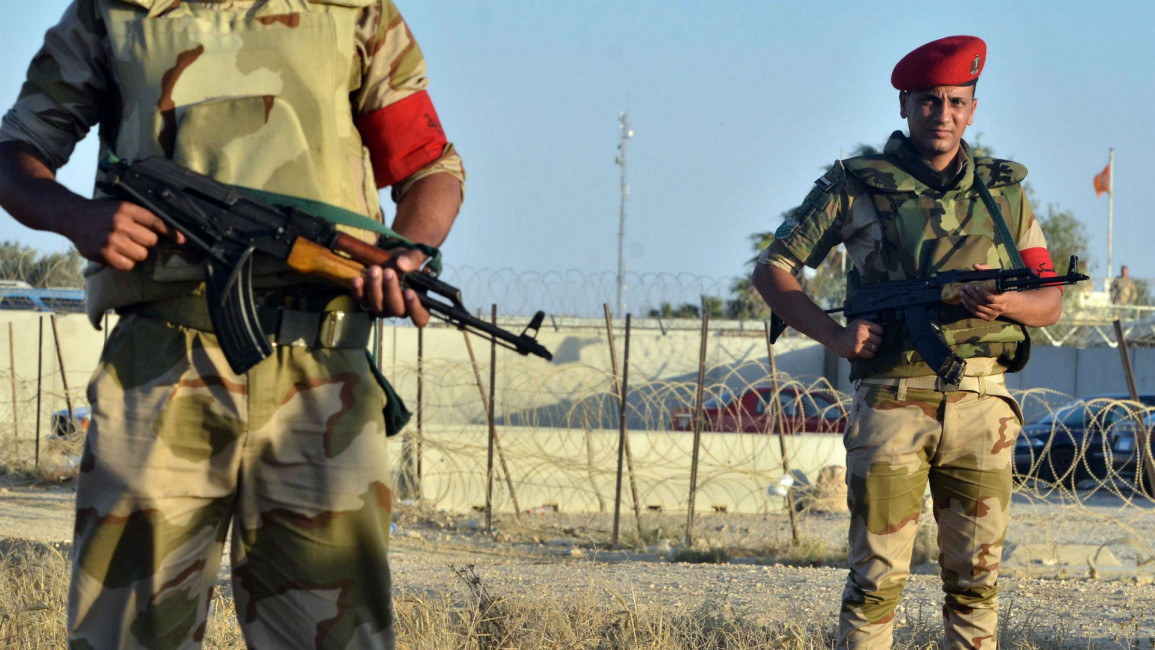 Egyptian army Sinai [AFP]