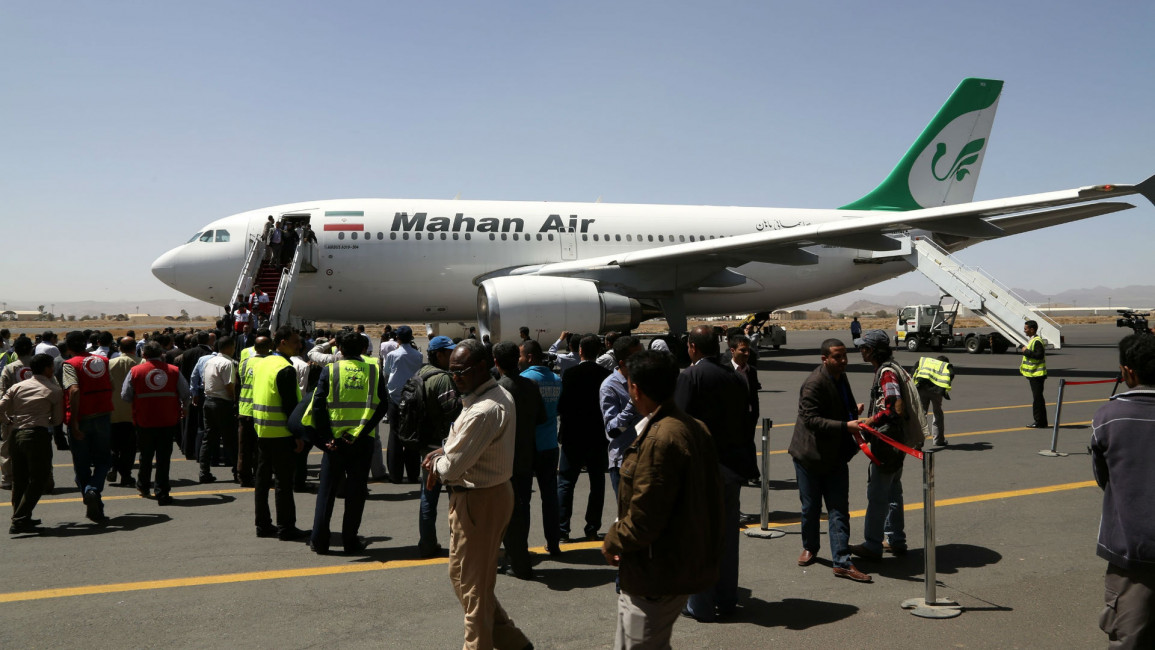 Yemen Iran Mahan Air Anadolu