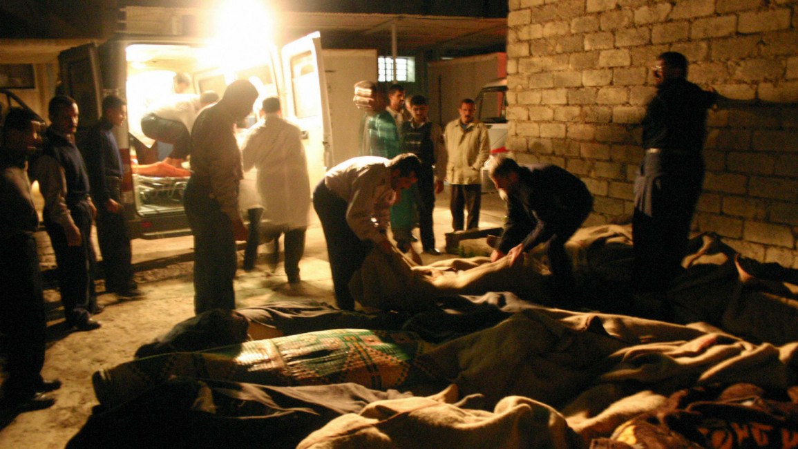 Mosul hospital Iraq bodies AFP