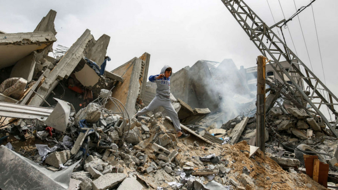 Gaza air strike - Getty