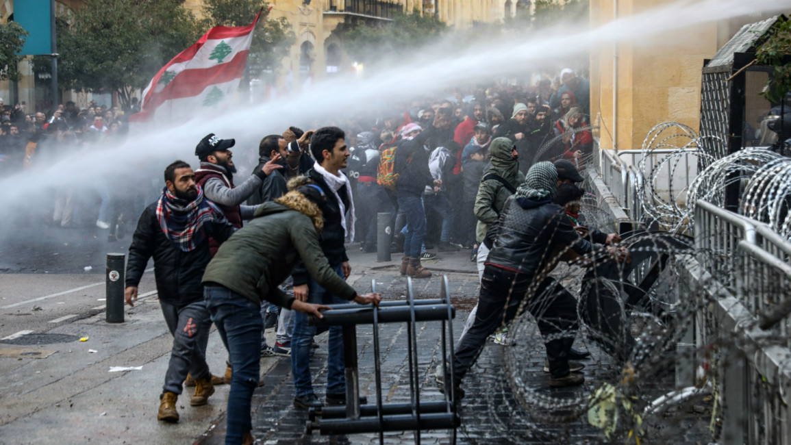 Lebanon protesters - Getty