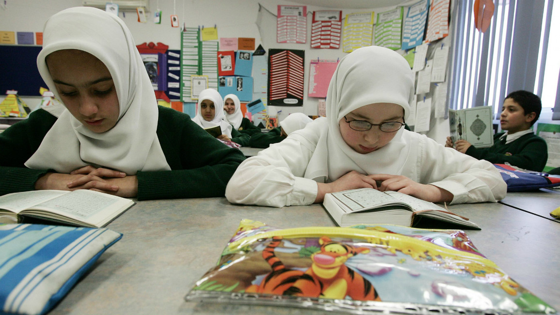 headscarf schools [getty]