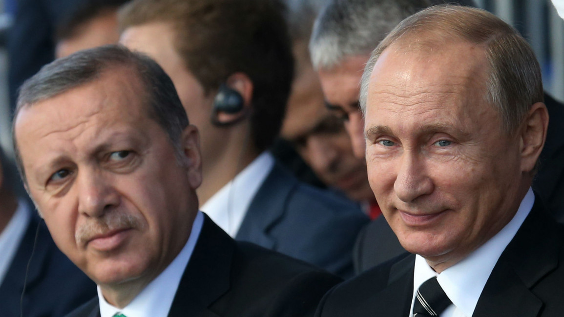 Erdogan Putin - Getty