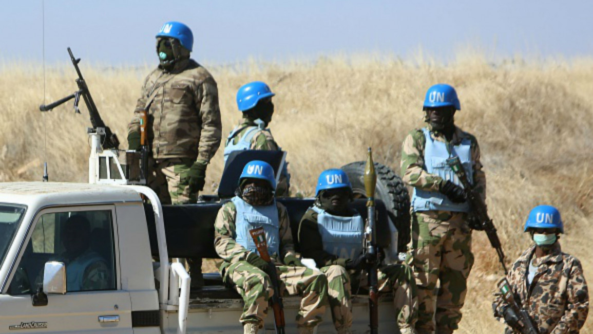 UN mission in Darfur [AFP]