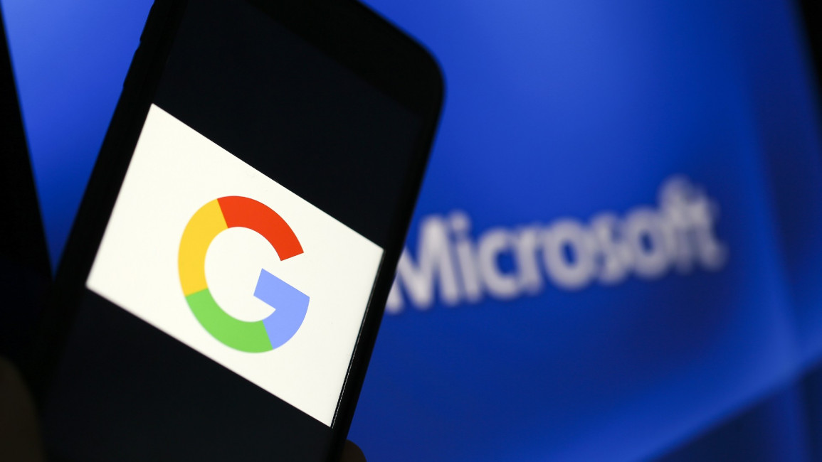 Google and Micrsoft - Getty