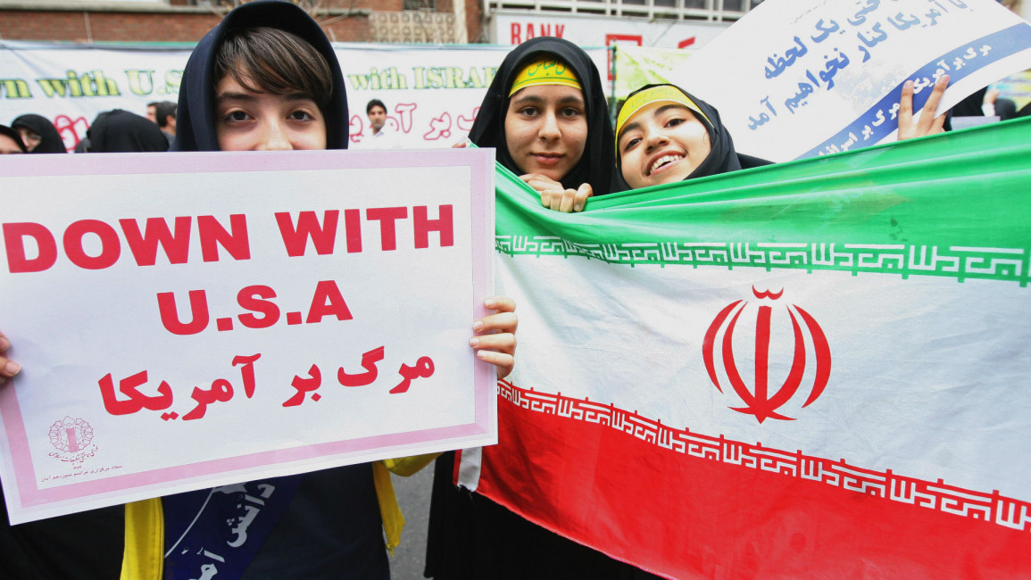 Iran students - AFP