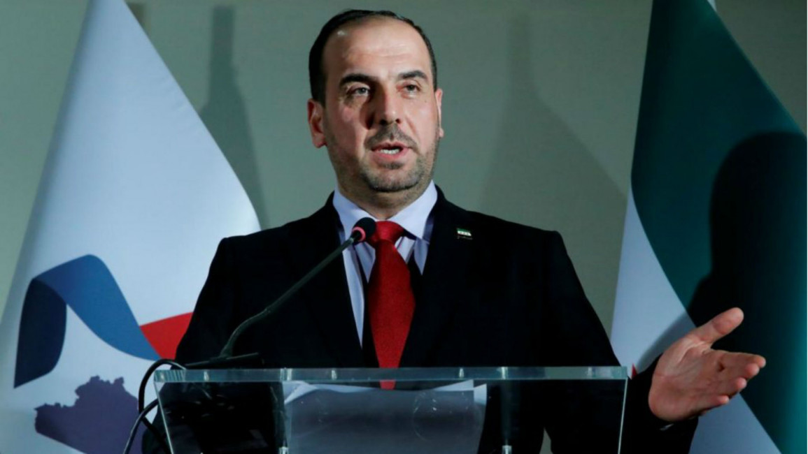 Naser al-Hariri, head of Syria's High Negotiations Committee
