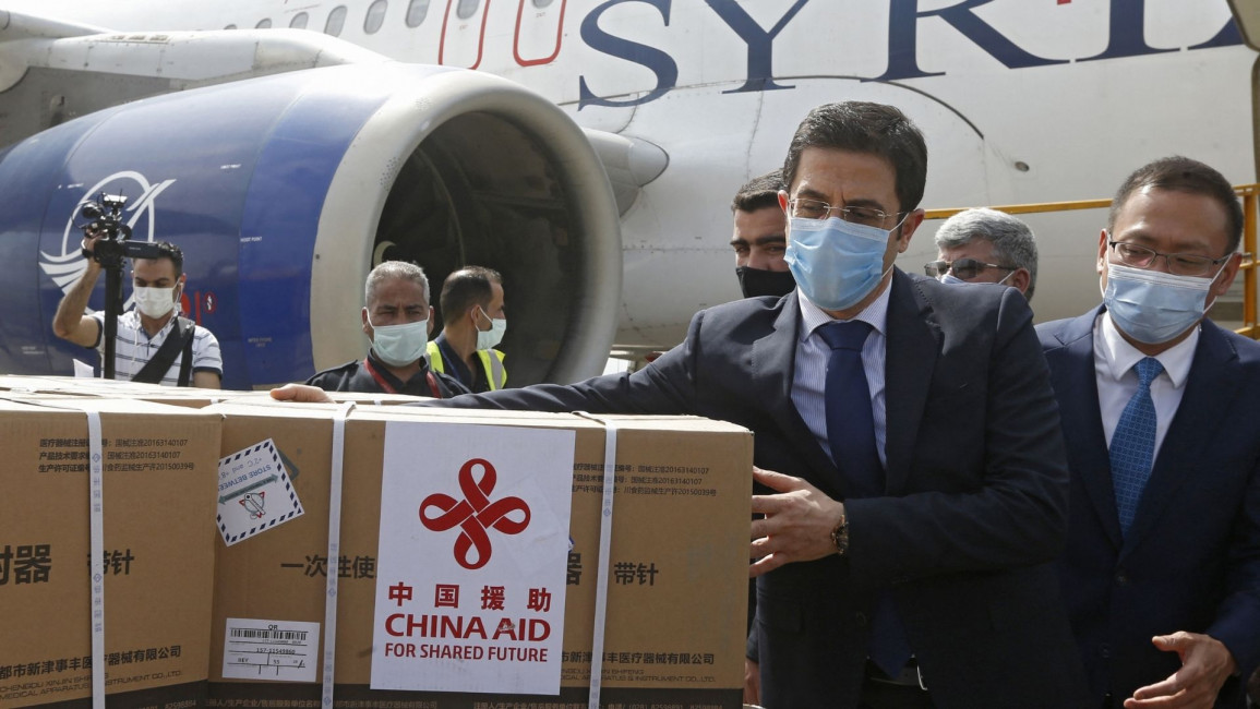 Syria China vaccine [AFP]