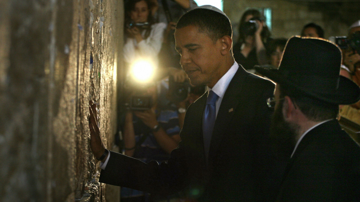 Obama at Western Wall Getty