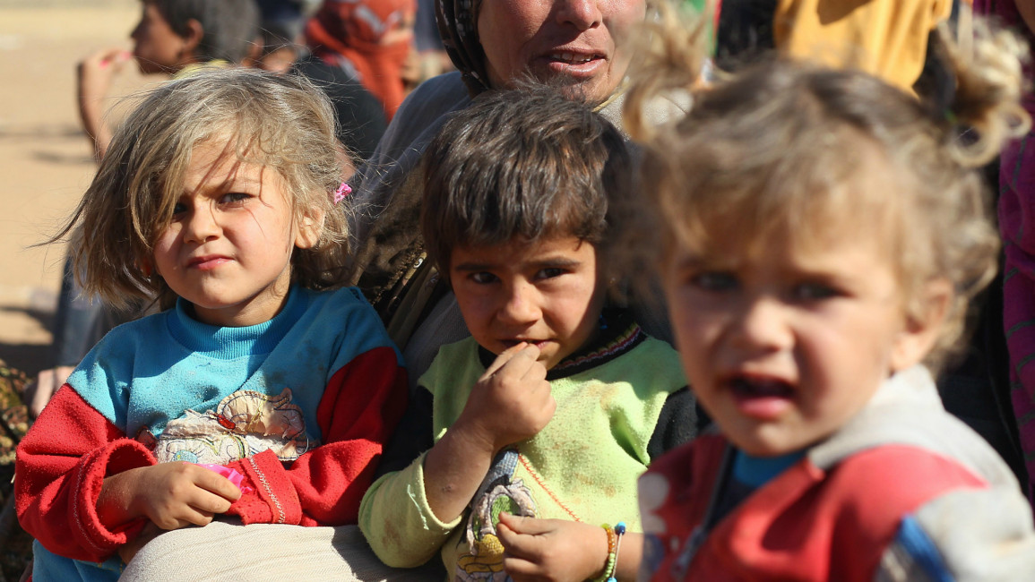 Syrian children Raqqa 