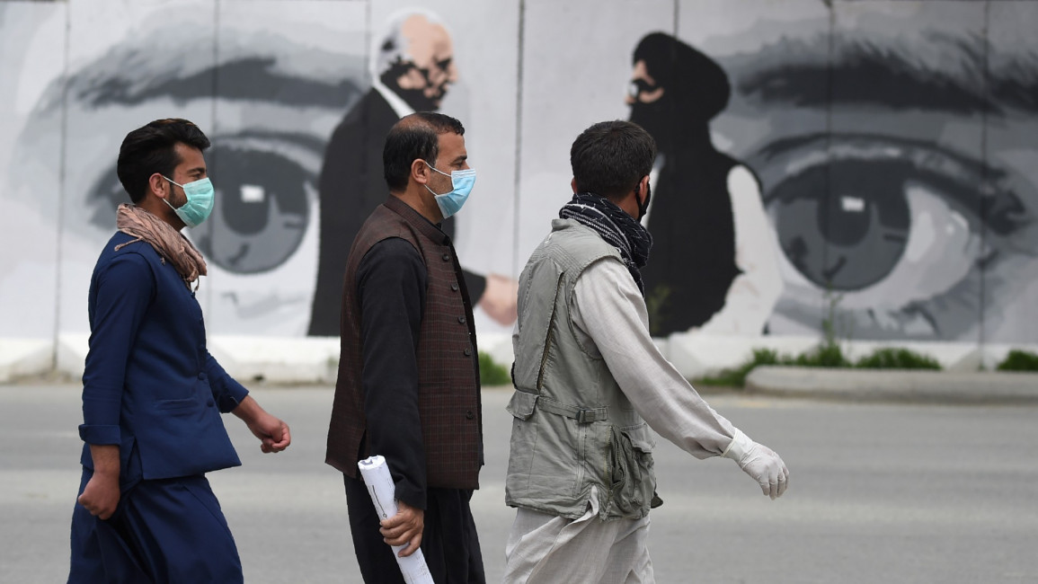 taliban peace mural - getty