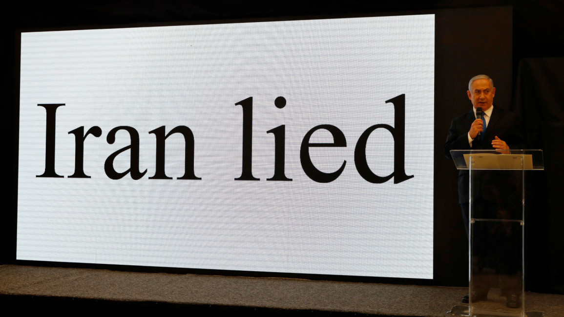 Iran lied netanyahu getty