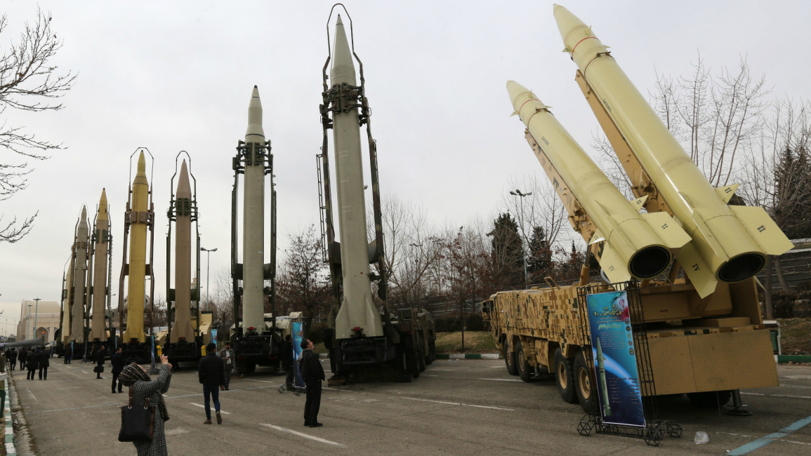 Iran missiles -- AFP