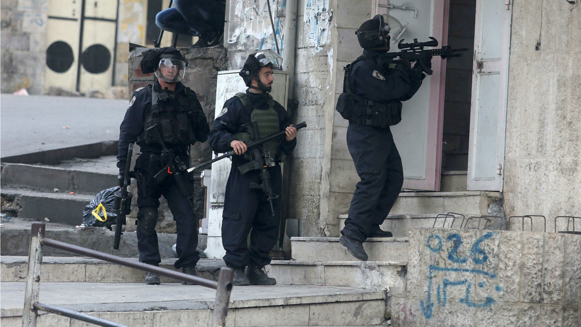 Israeli police Hebron