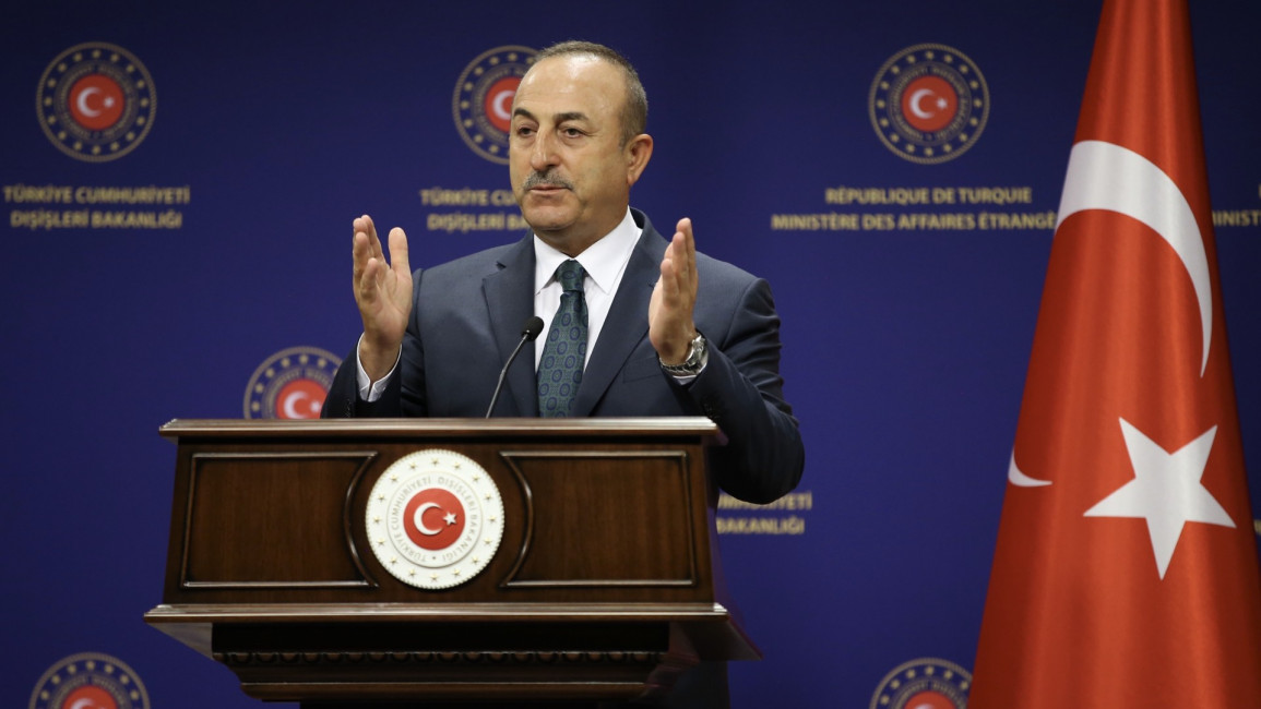 turkey foreign minister Mevlut Cavusoglu getty