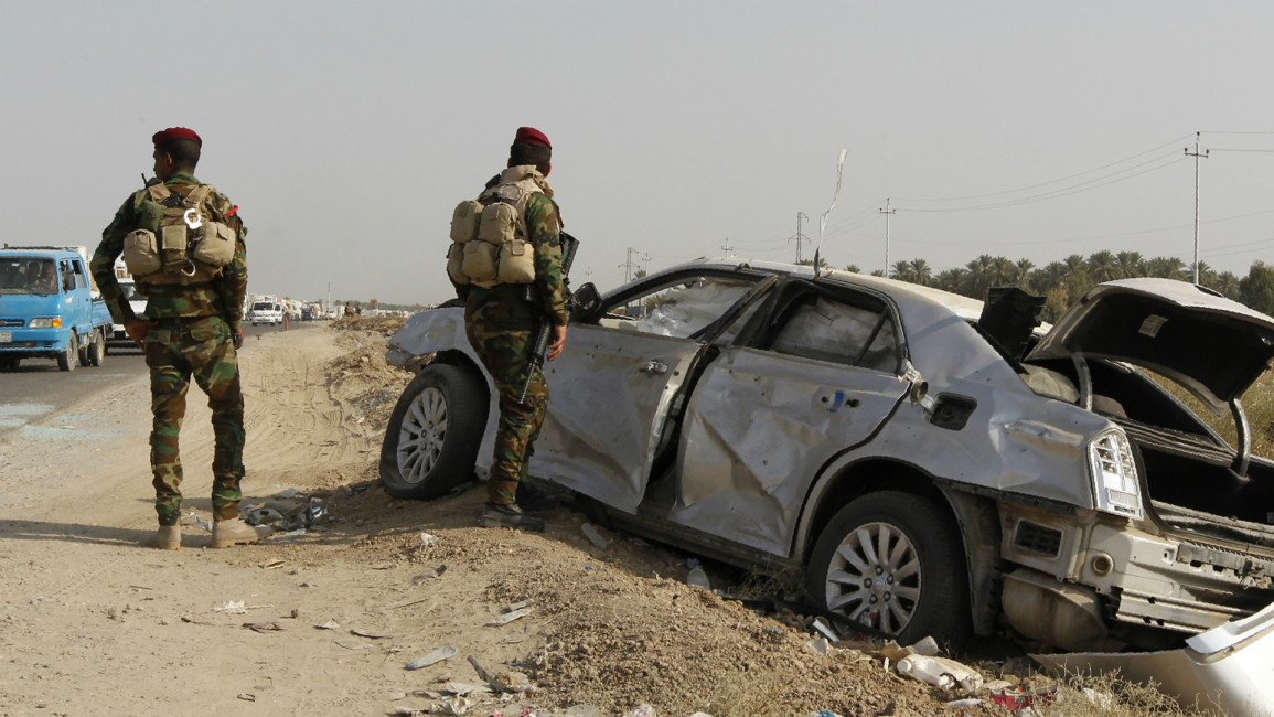 Baghdad bomb car -- AFP