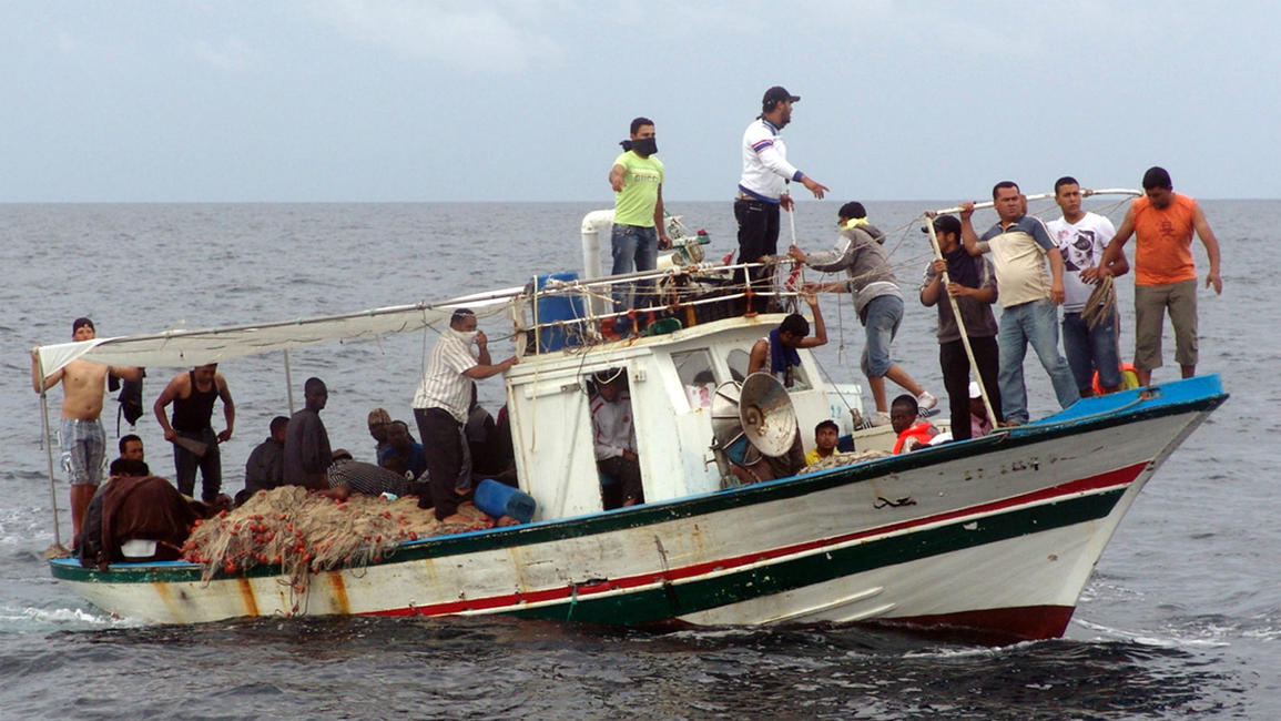 Tunisia migrant boat - Getty