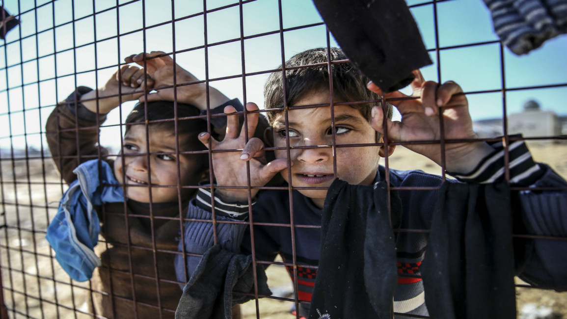 Syrian children Anadolu