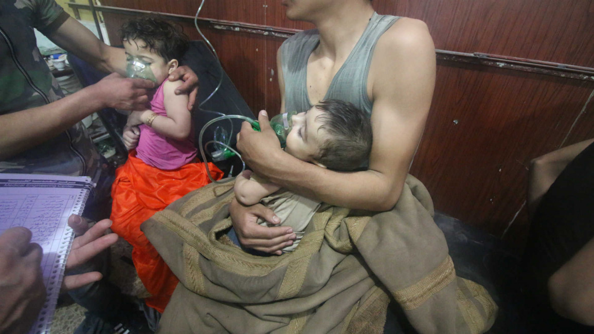 Douma chemical attack - Getty