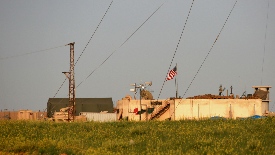 US military base Manbij