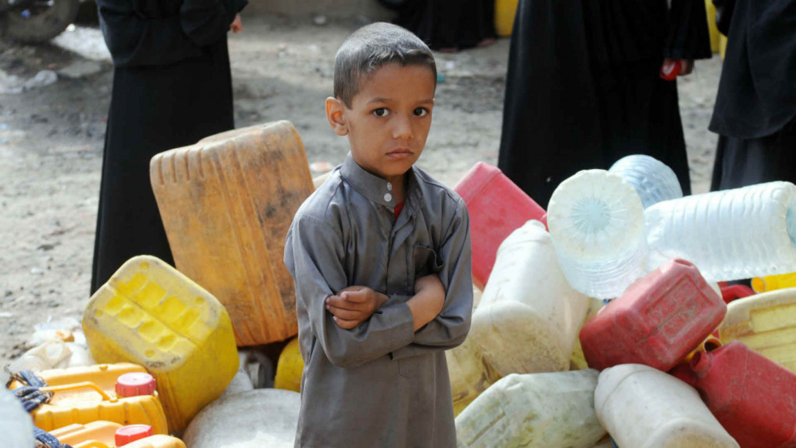 Yemeni child water- Getty