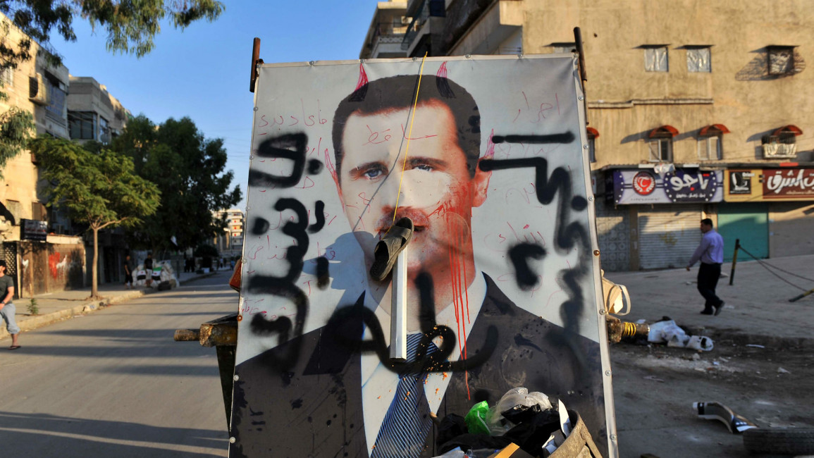 anti Assad graffiti