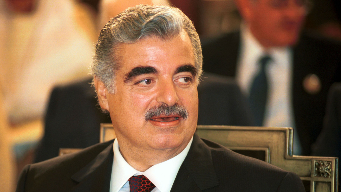 Rafiq Hariri [Getty]