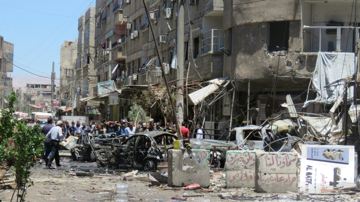 Damascus attack -- AFP